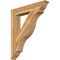 Ekena Millwork Funston Traditional Rough Sawn Bracket, Western Red Cedar, 6"W x 38"D x 44"H BKT06X38X44FST01RWR - alternate 1